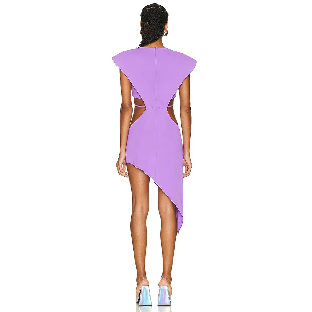 Diamond Starfish Belt Hollow Dress