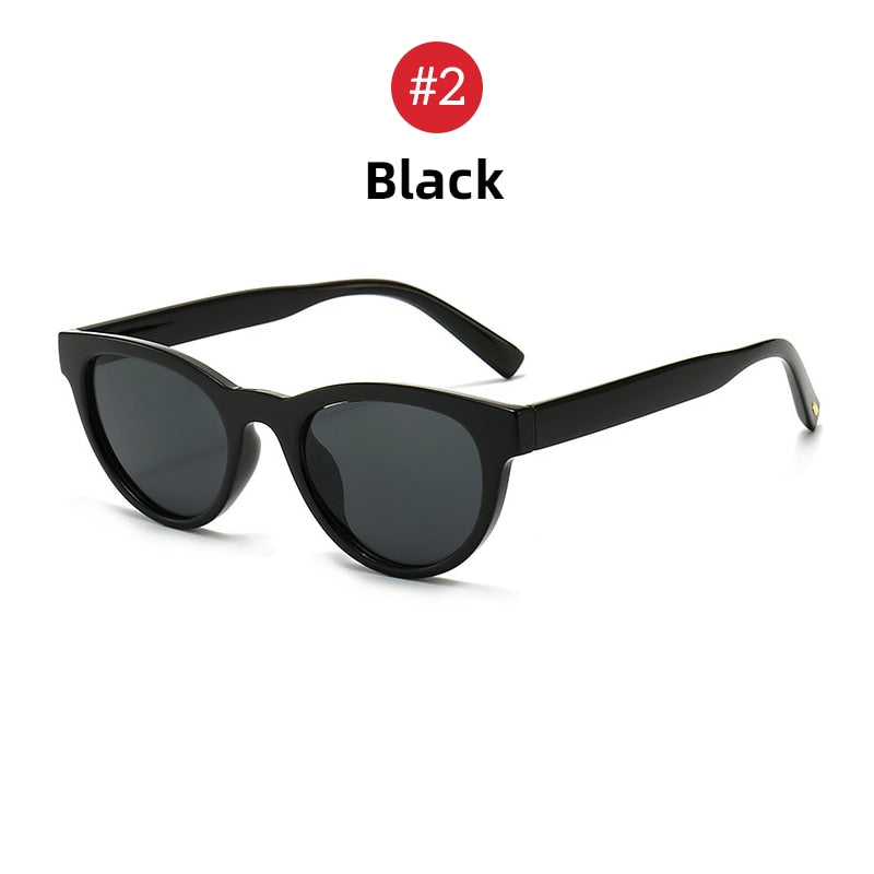 Solar Pepe Cat Eye Sunglasses Leopard Frame Retro