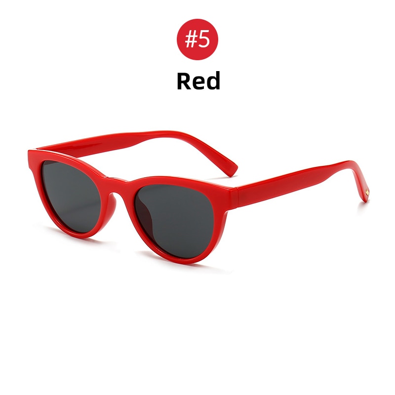 Solar Pepe Cat Eye Sunglasses Leopard Frame Retro