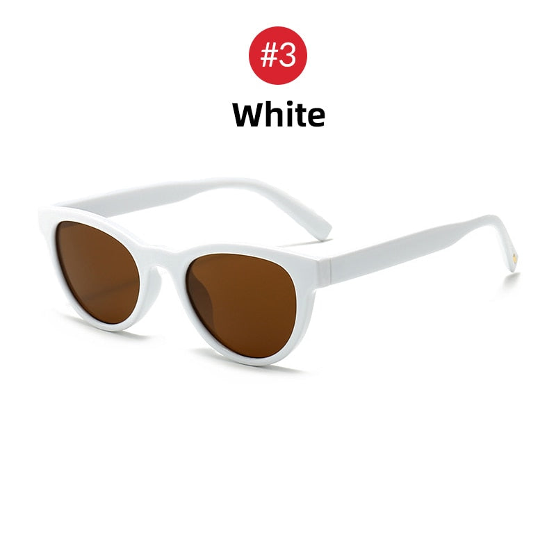 Solar Pepe Cat Eye Sunglasses Leopard Frame Retro