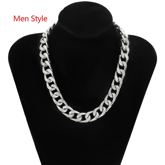 Lacteo Golden Metal Choker Necklace
