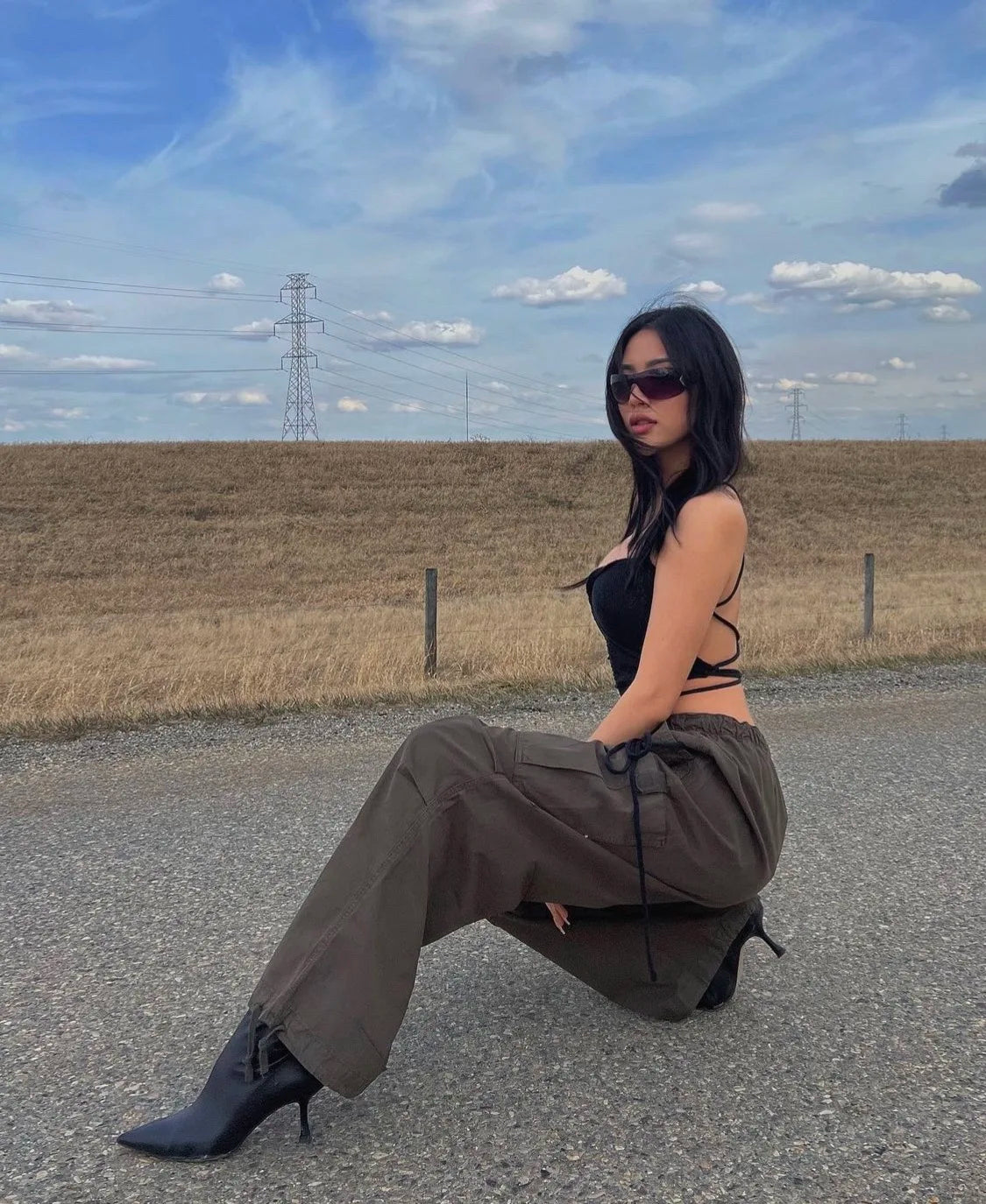 JL wide-leg trousers