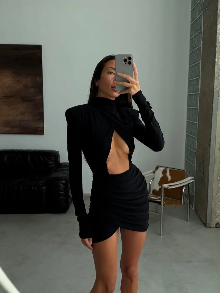 VENOM Pleated Mini Dress