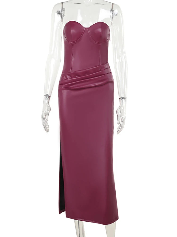Loungesa PU Leather Dress