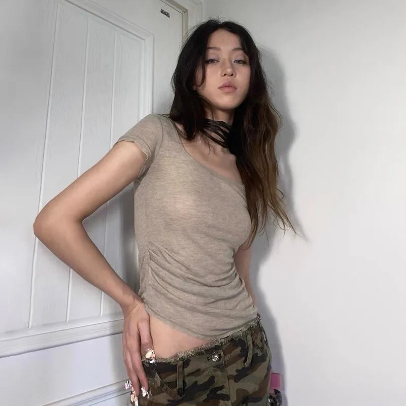 Karrcat Gothic Alt Streetwear Y2k Top