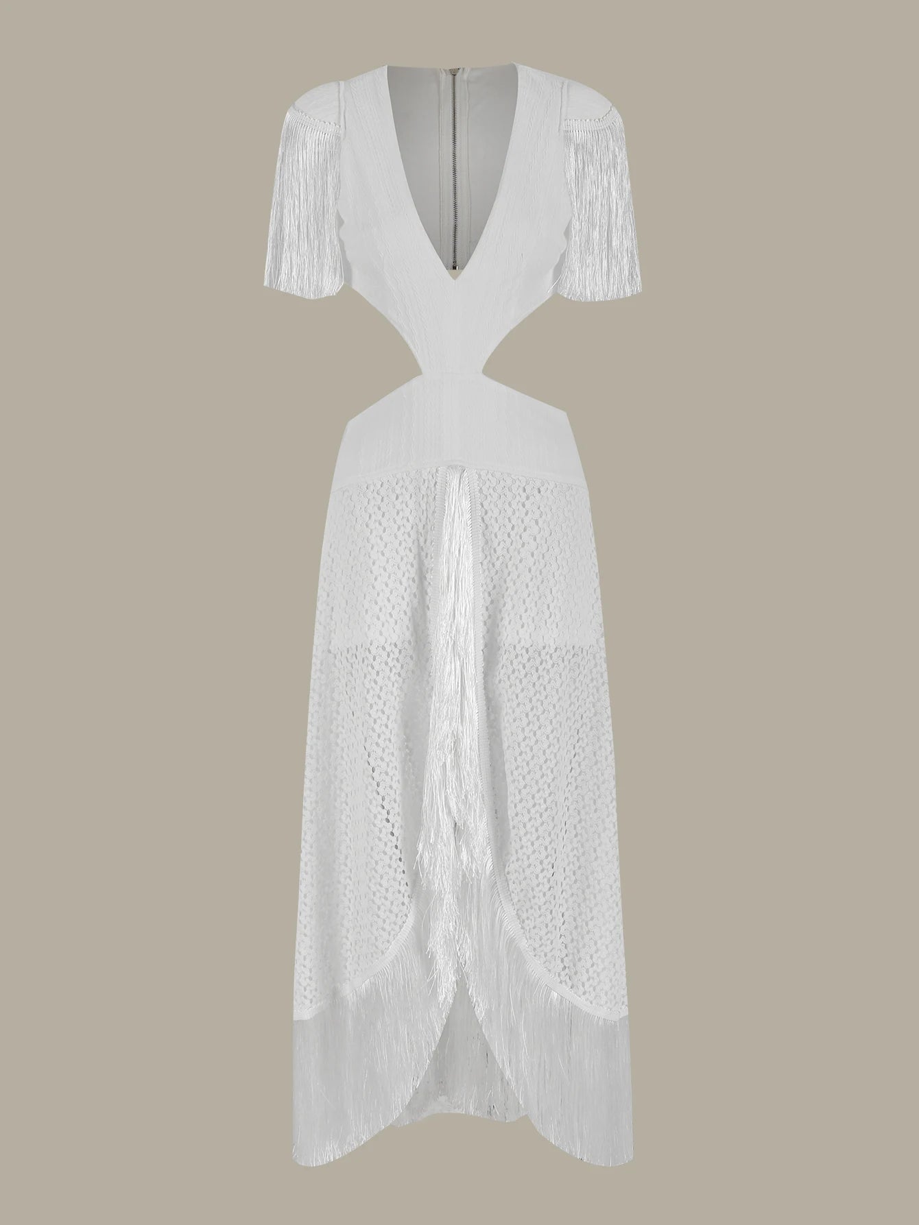 Long Dress with Tassels