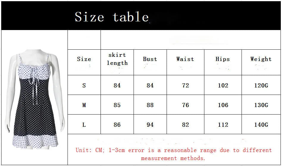 Polka Dot spaghetti strap Dress