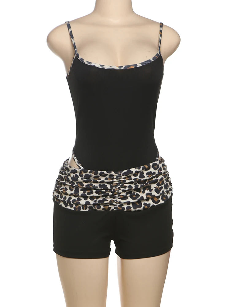 Lux Sexy Leopard Women 2 Piece Set