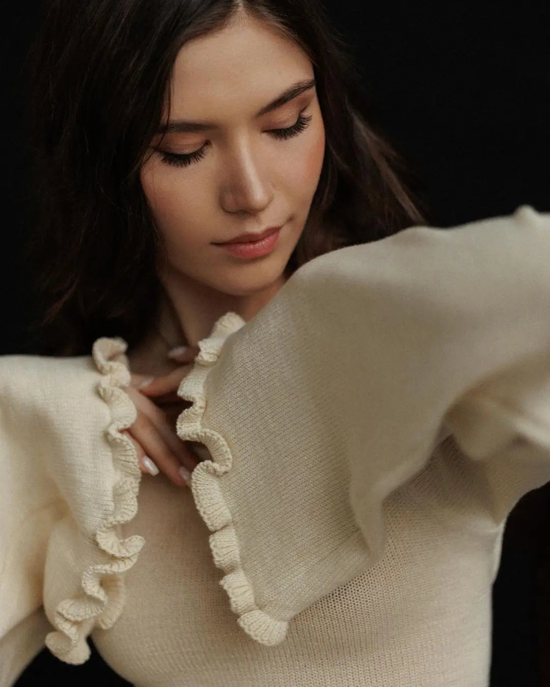 Audrey Elegant Sweater Maxi Dress