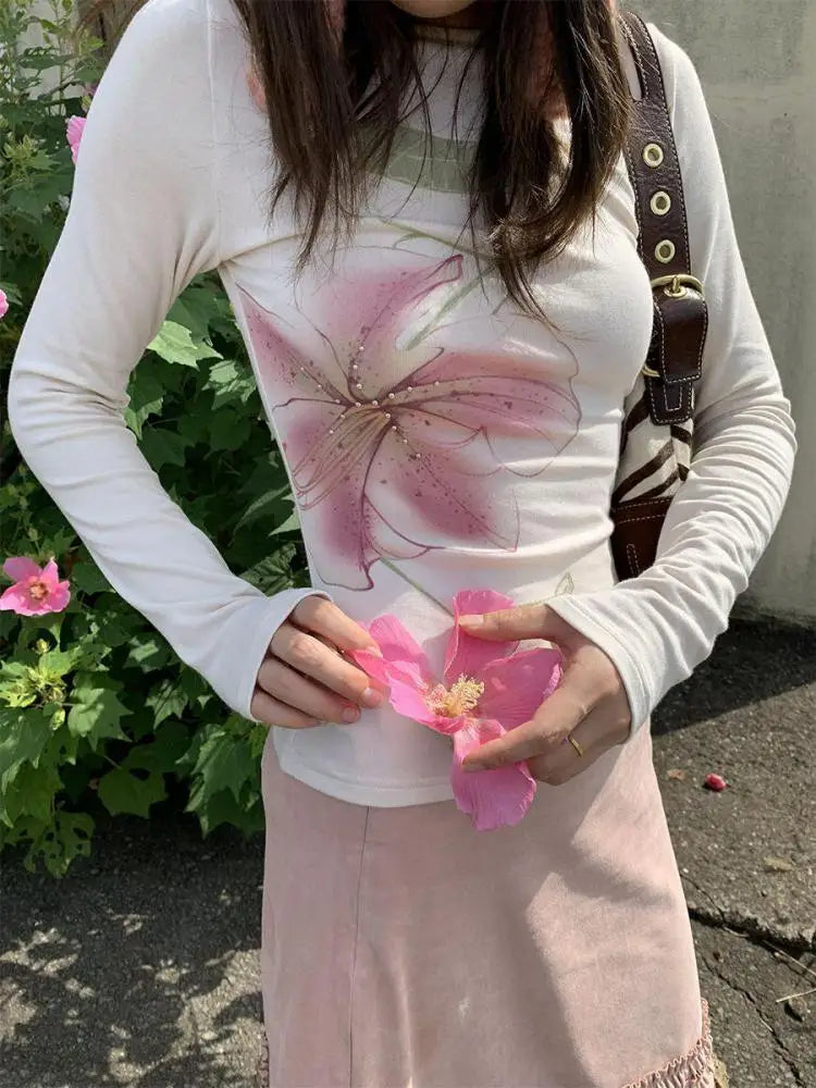 Fairycore Slim Graphic T Shirt