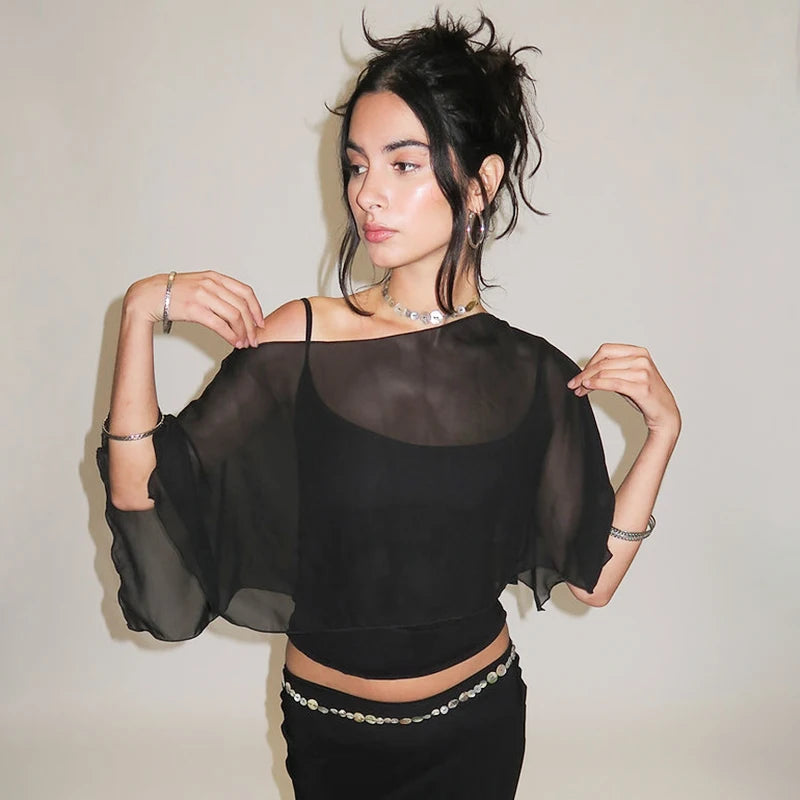 Camisole + Mesh Top
