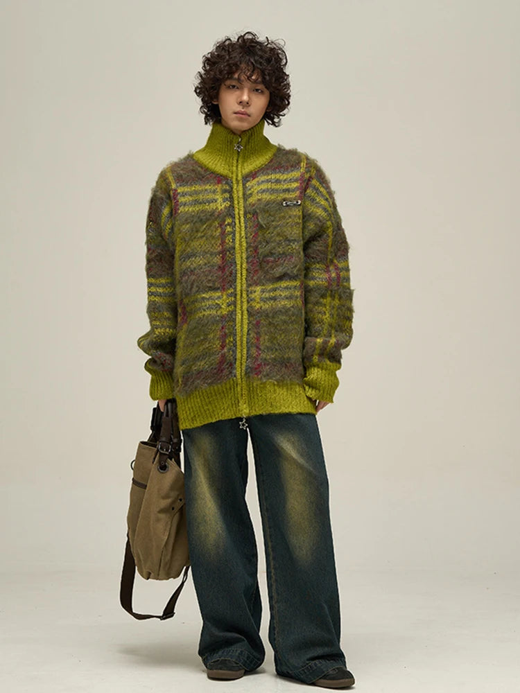 American Fall Winter Thick Sweater Men