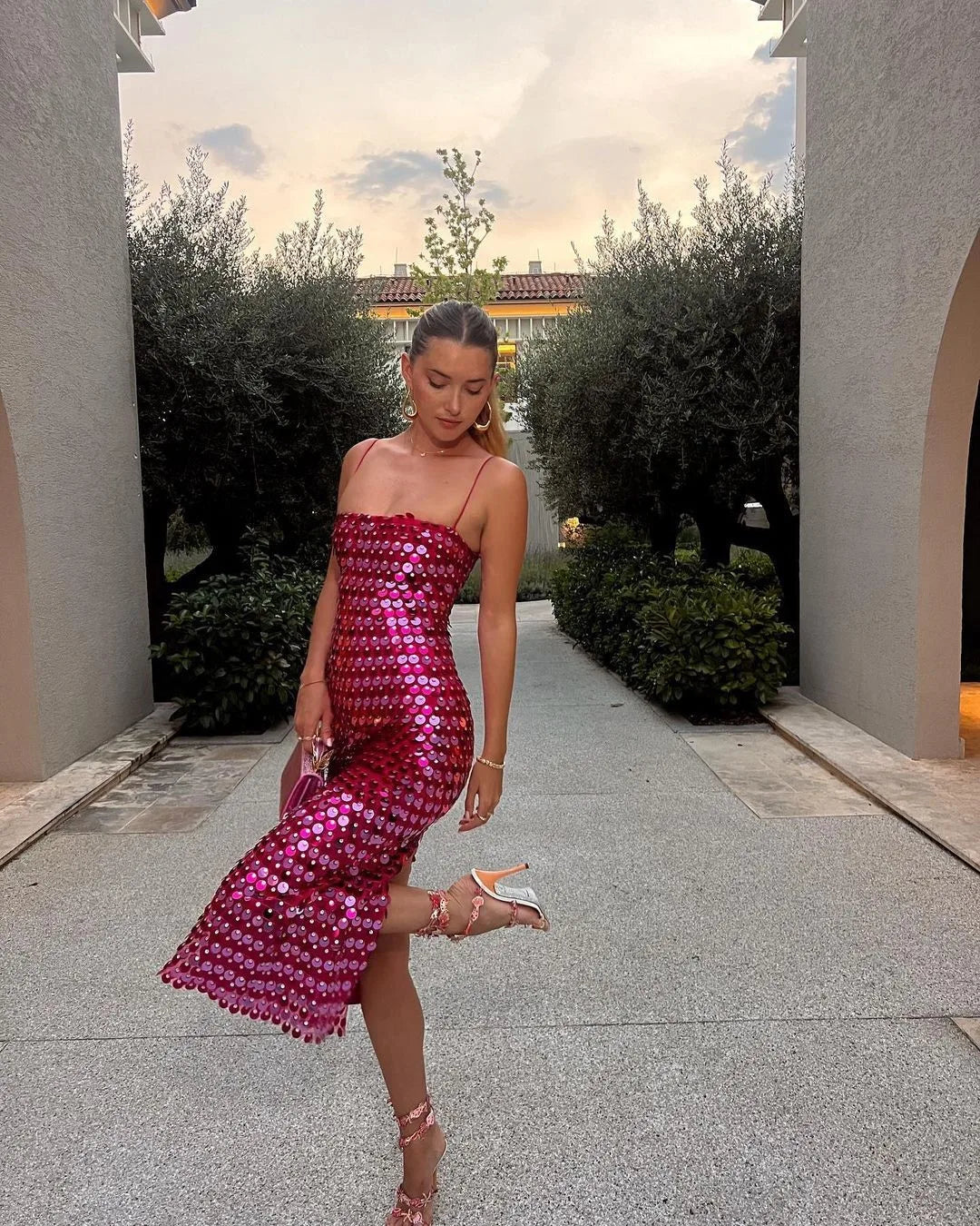 Modi Sparkling Sequin Dress