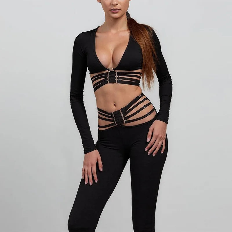 2 Piece Sets Women Party Clubwear
