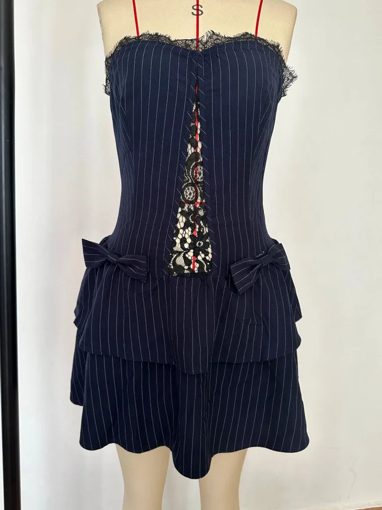 Lisa Ruffle Mini Dress