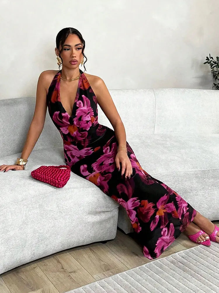 Floral Casual Slim Dress