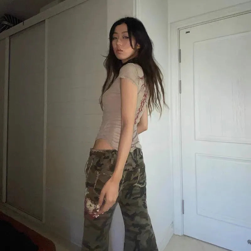 Karrcat Gothic Alt Streetwear Y2k Top