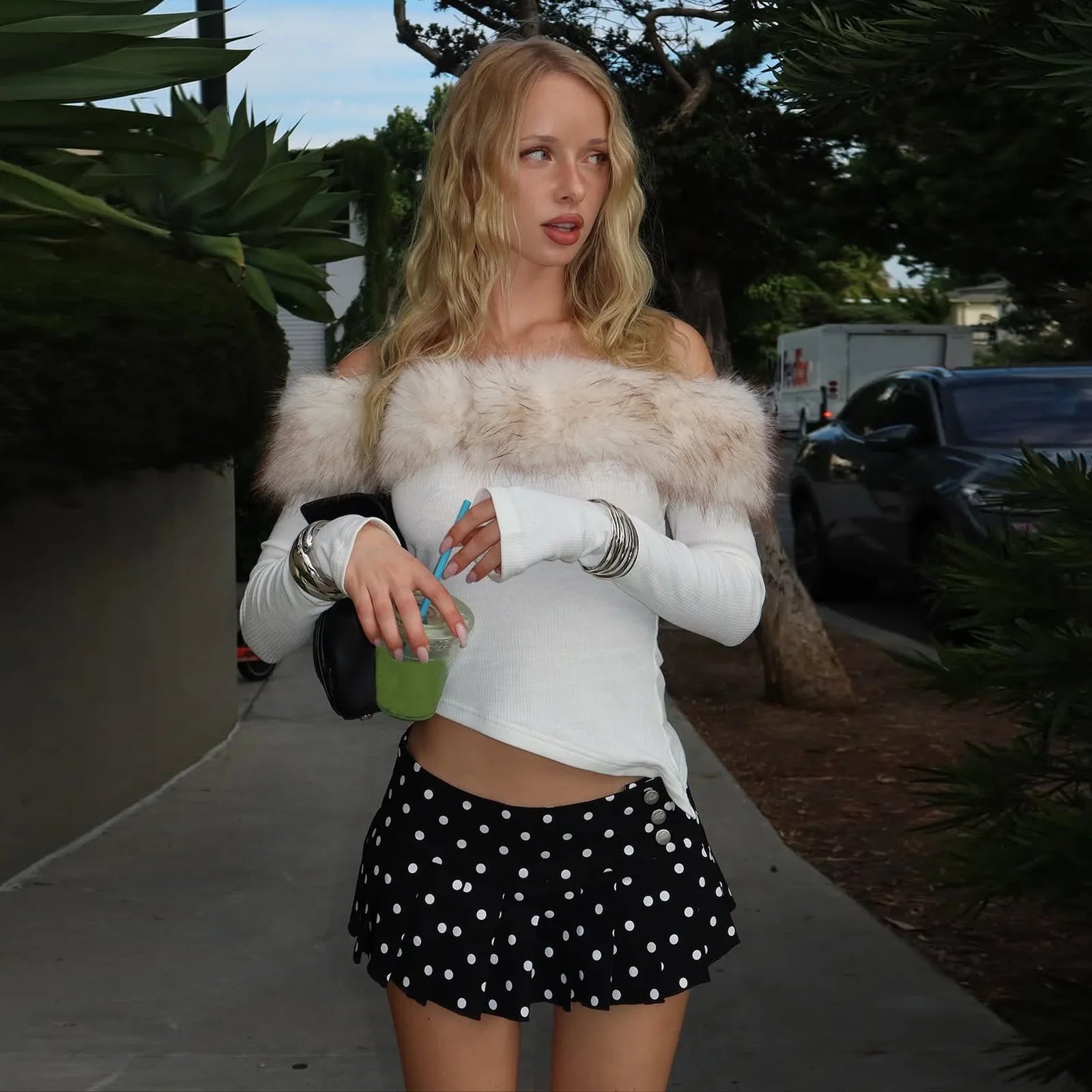 Faux Fur Top