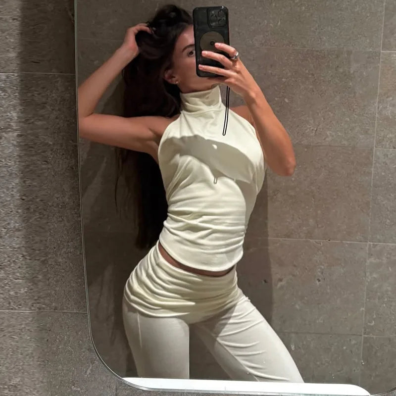 Top and Flare Pant 2 Piece Set