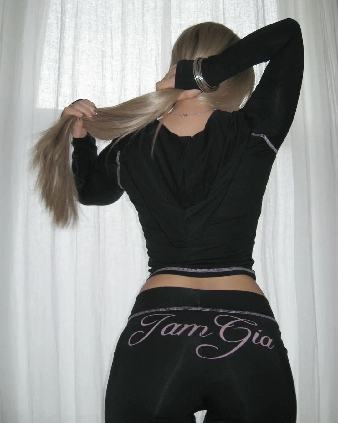 iamgia hooded zipper jacket tracksuits