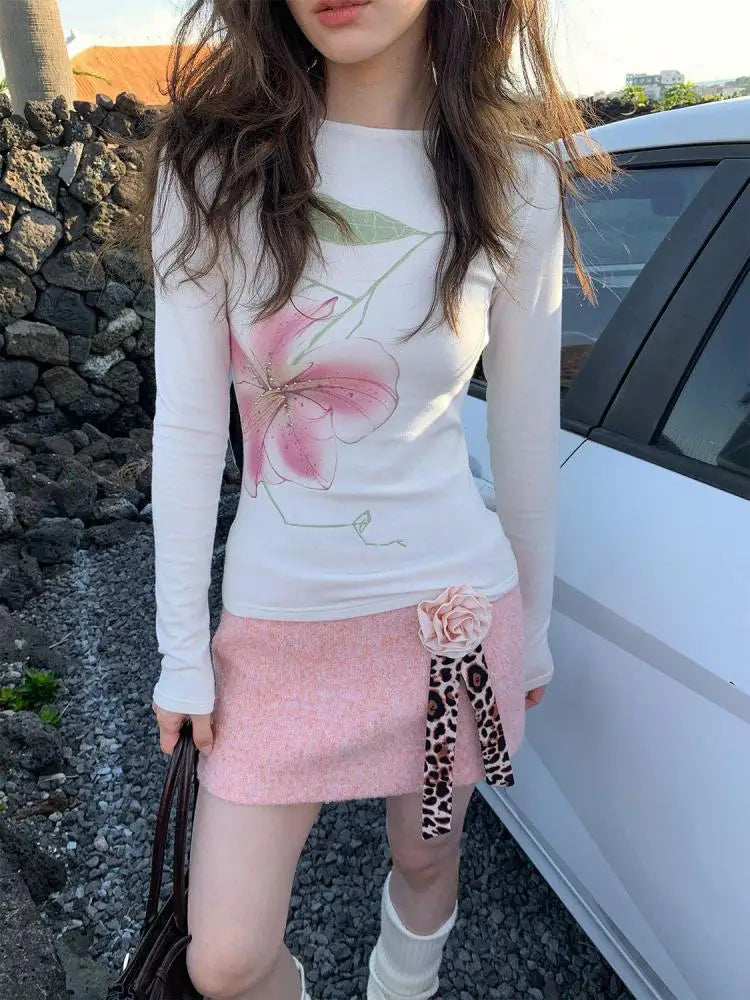 Fairycore Slim Graphic T Shirt