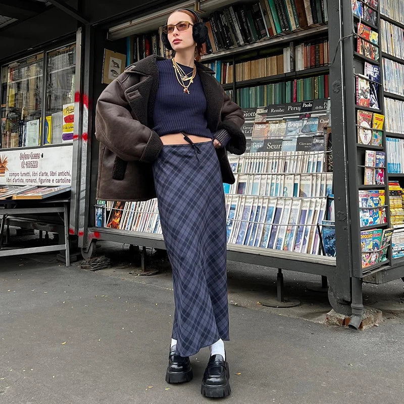 Miraya Plaid Skirt