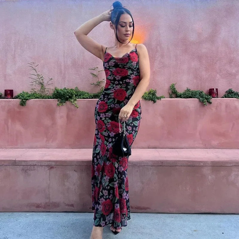 Guapita Flor Long Dress
