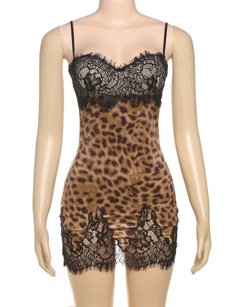 Leopard Print Wild Style Dress