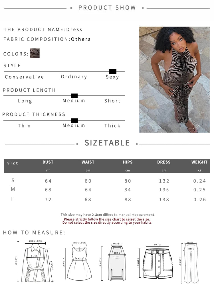 Tiger Stripes Dress Y2K