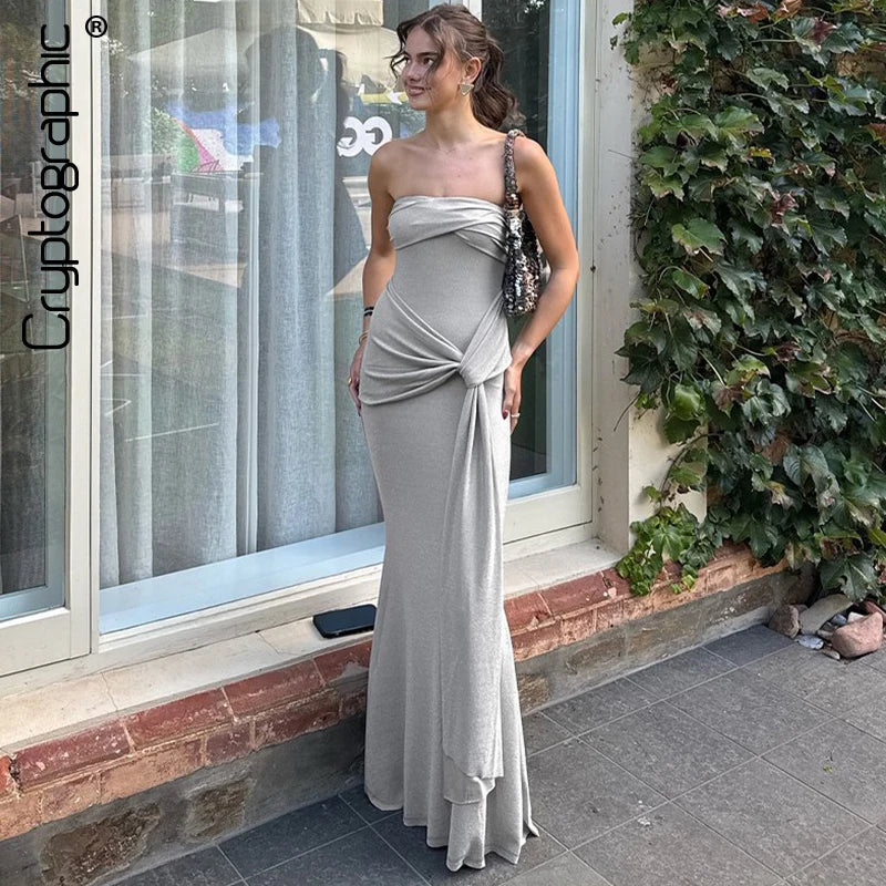 Bayside Ruched Maxi Dress