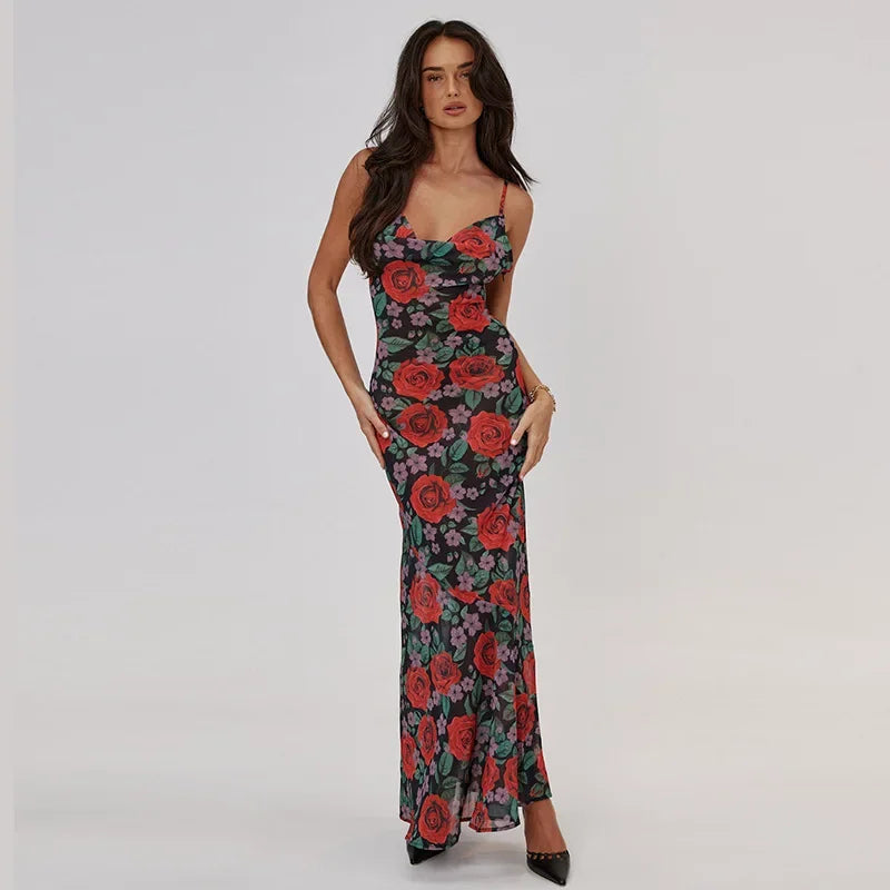Guapita Flor Long Dress