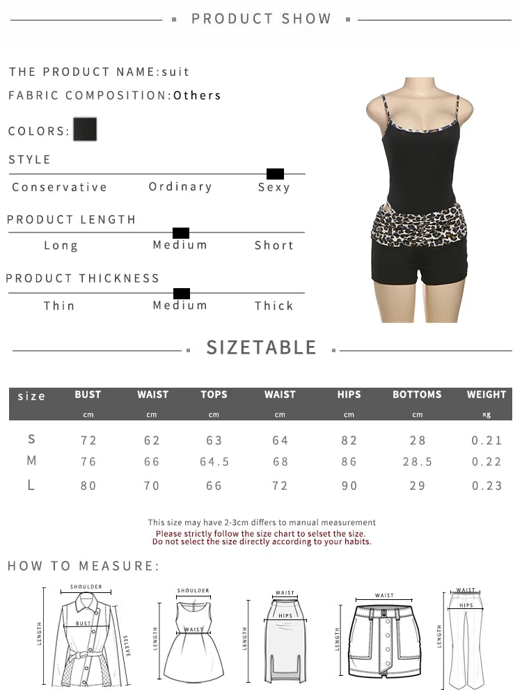 Lux Sexy Leopard Women 2 Piece Set