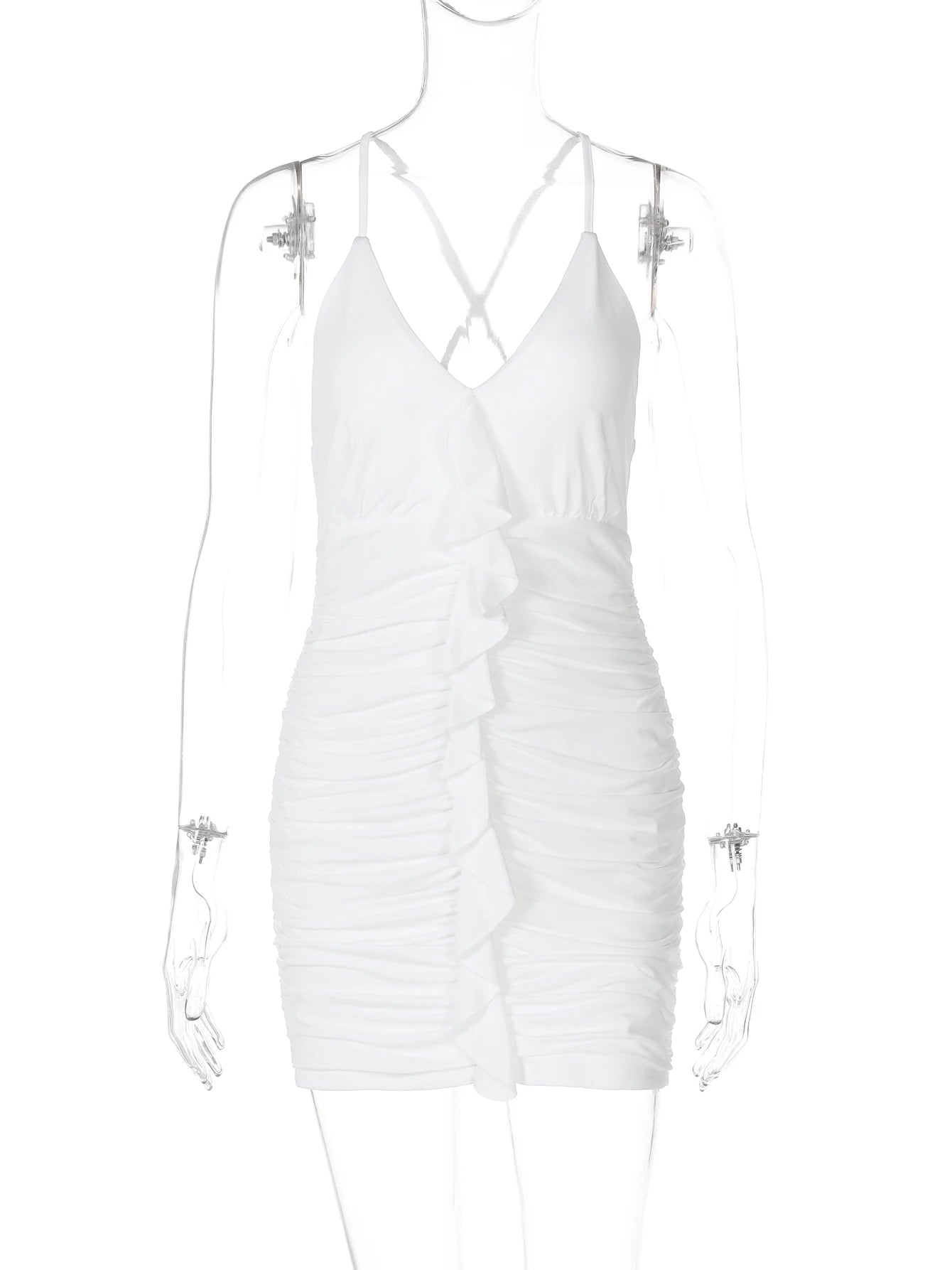 Ivony Ruched Cami Mini Dress