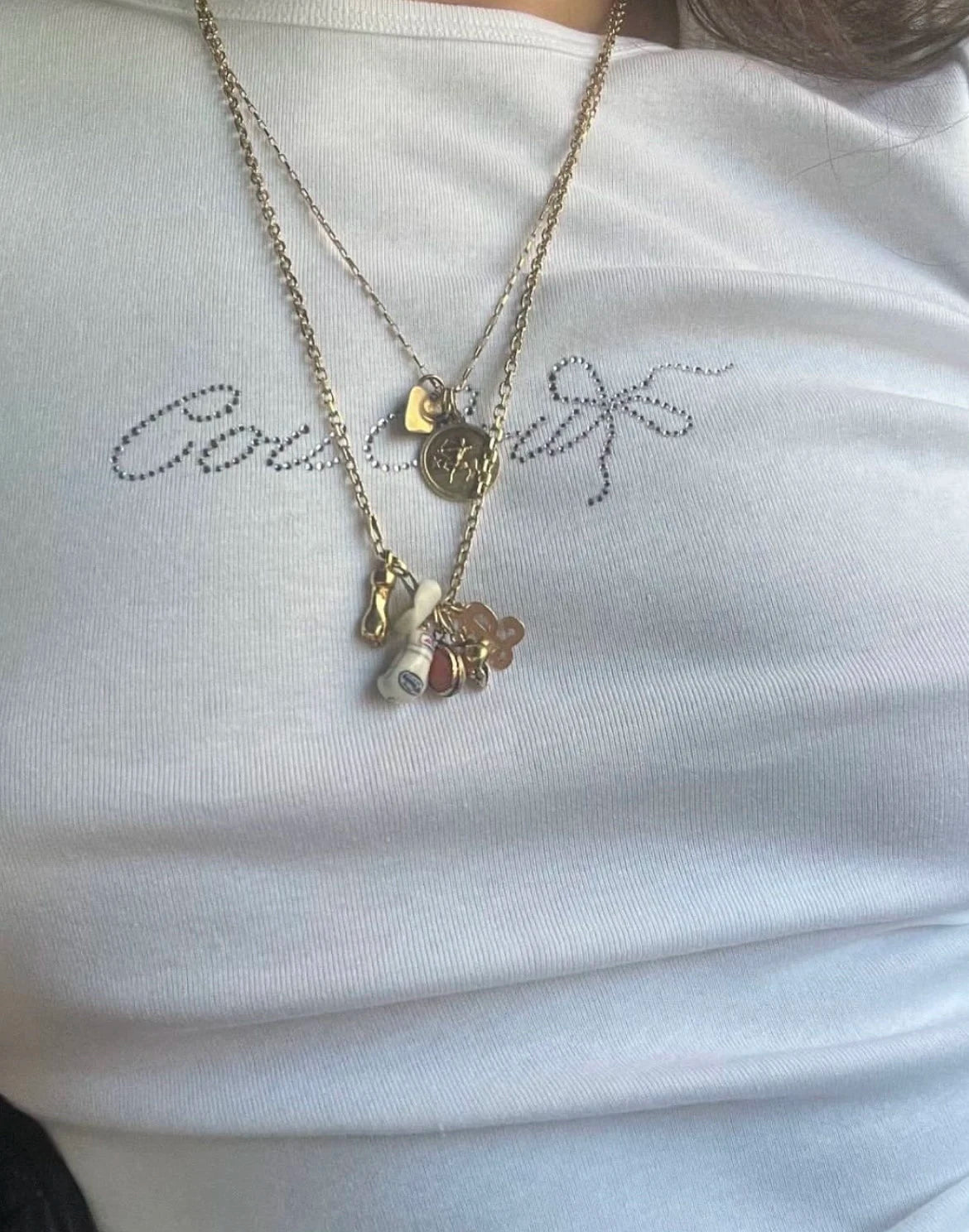 Y2K Rhinestone T-shirt