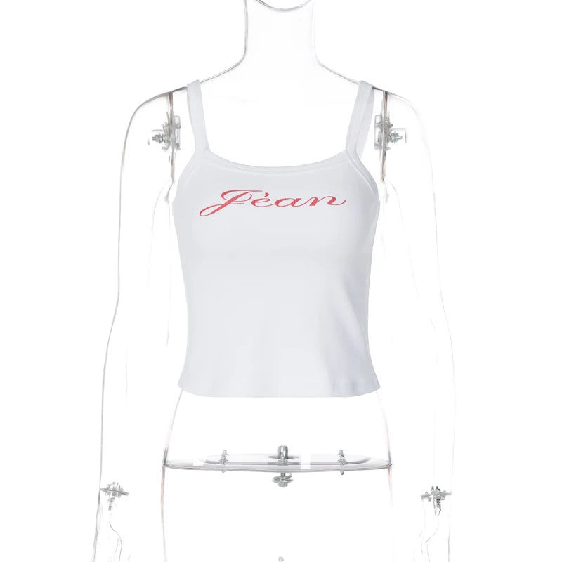 Letter Y2K Top Fashion Blouse