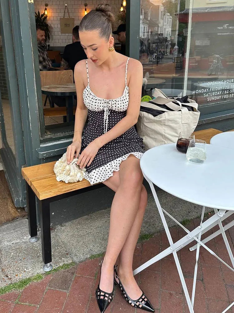 Polka Dot spaghetti strap Dress