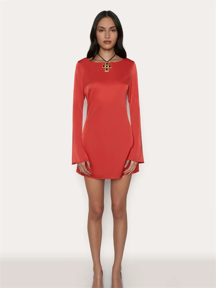 Aventura Satin Dress