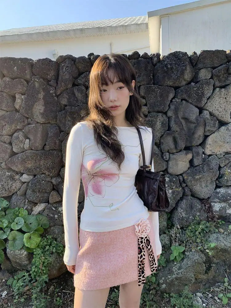 Fairycore Slim Graphic T Shirt