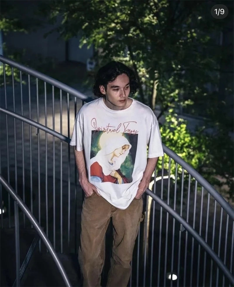 Spiritual Portrait Washed T-shirt