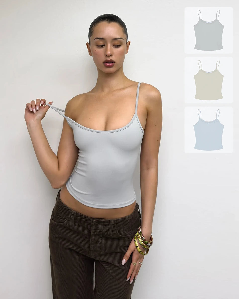 Tank babydoll slim-fit top