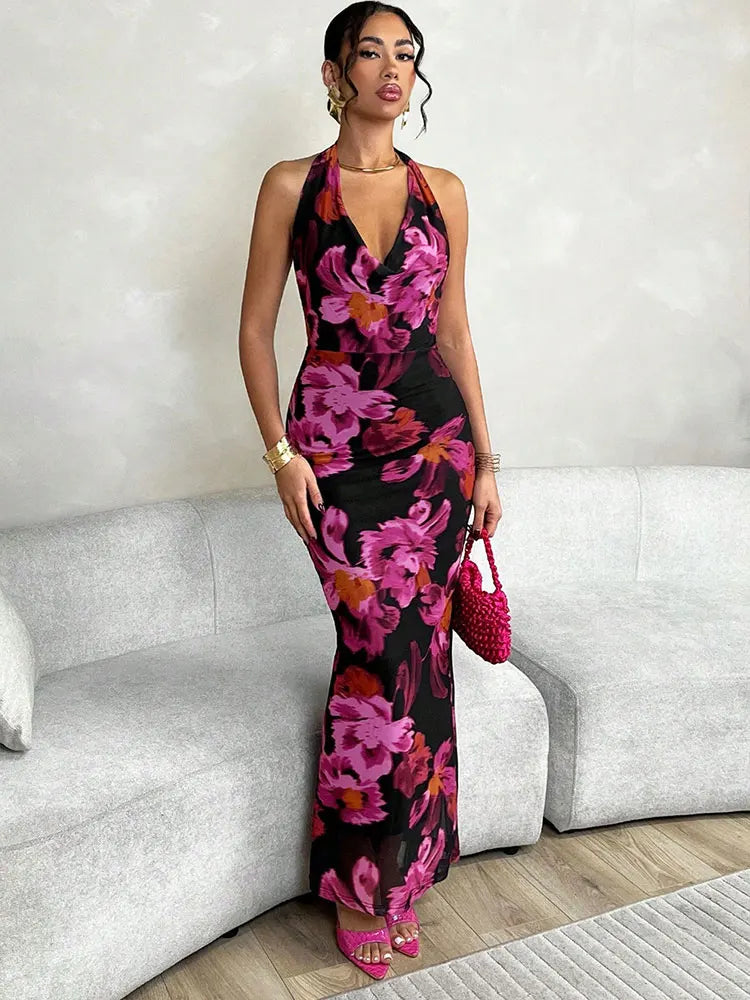 Floral Casual Slim Dress