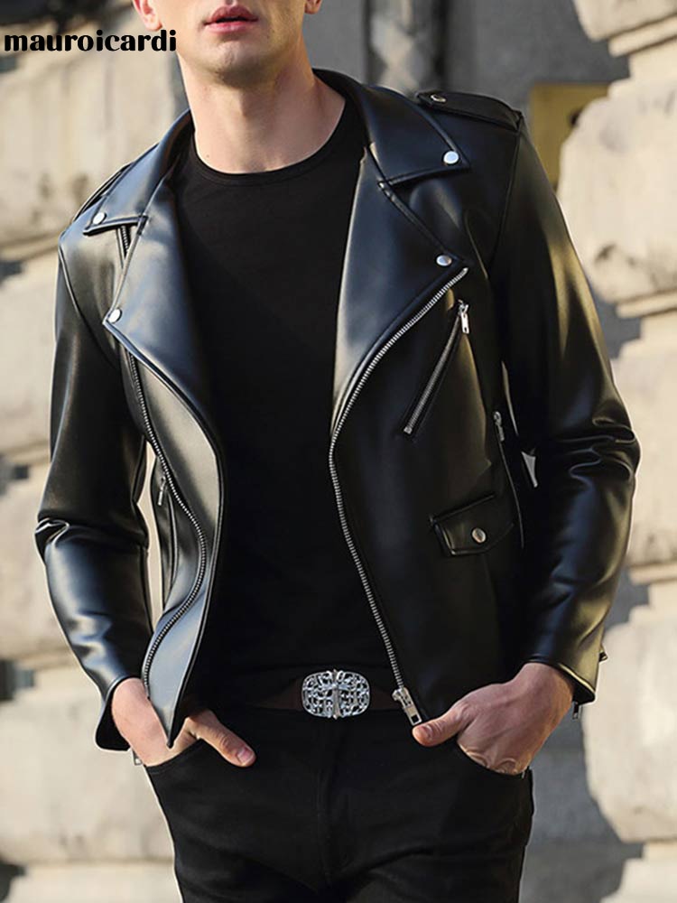 Dutch Faux Leather Biker Jacket
