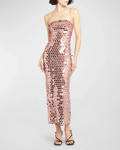 Modista Sparkling Slim Sequin Dresses