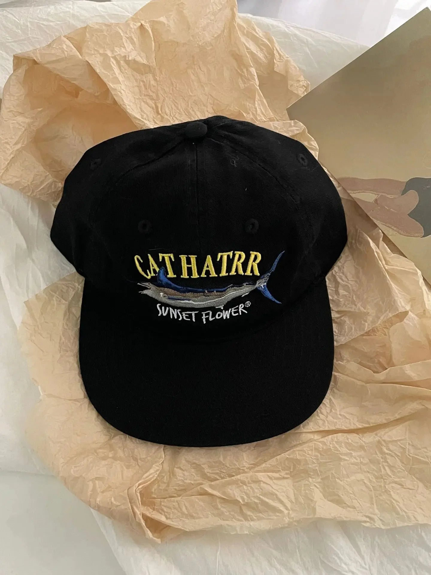 Ins Tuna Flat Brim Baseball Cap