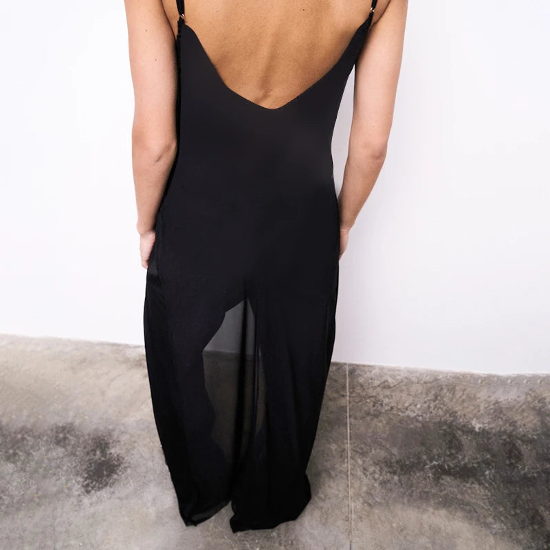 Beckmann V Neck Ruffle Dress