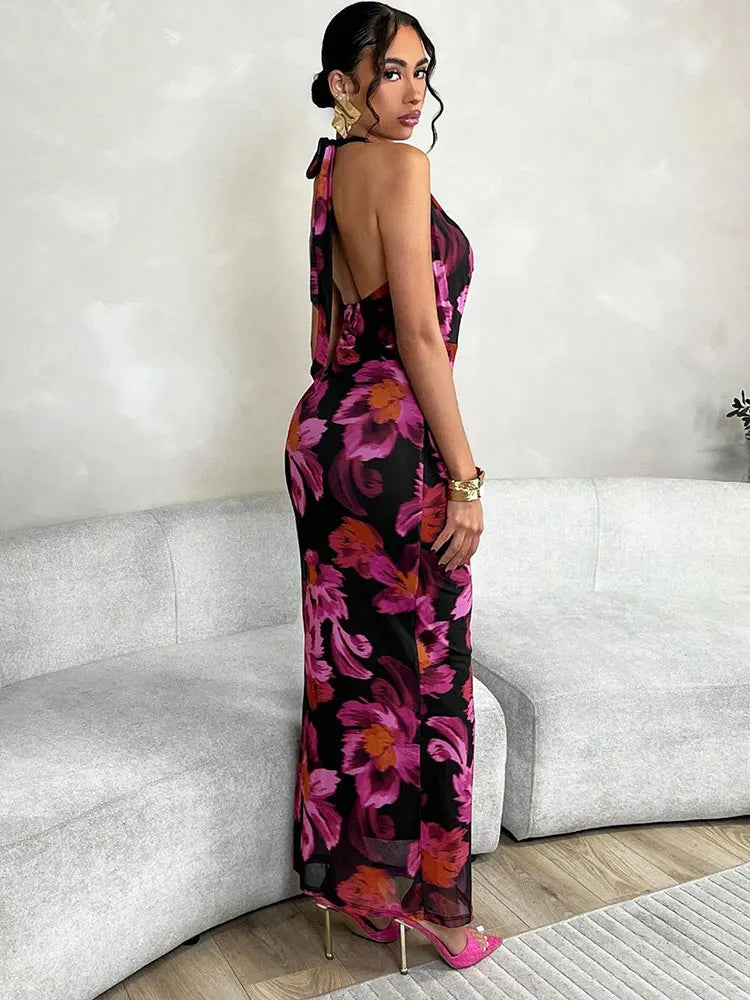 Floral Casual Slim Dress