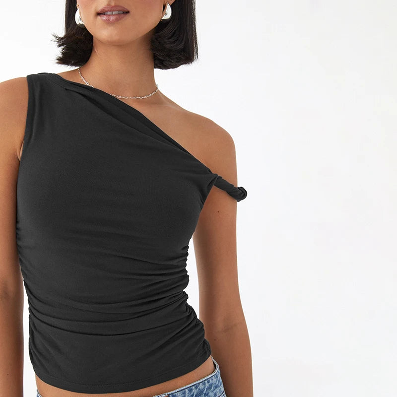 Off Shoulder Crop Tops