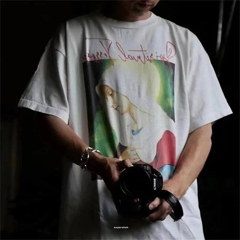 Spiritual Portrait Washed T-shirt