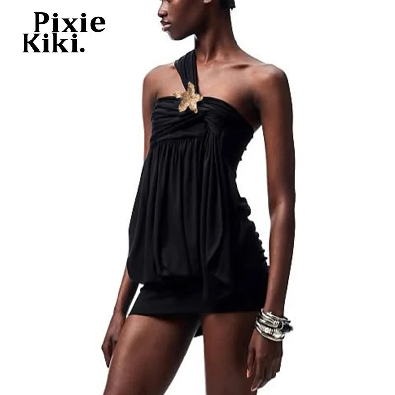 Mallorca One Shoulder Mini Dress