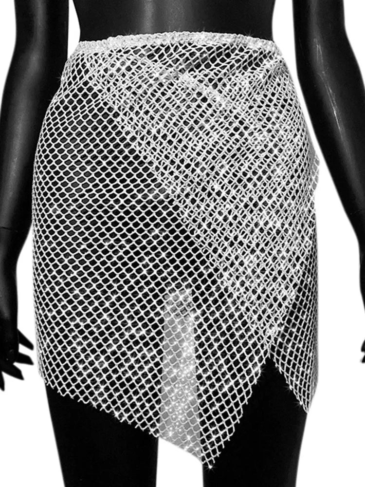 Fishnet Club Party Skirt
